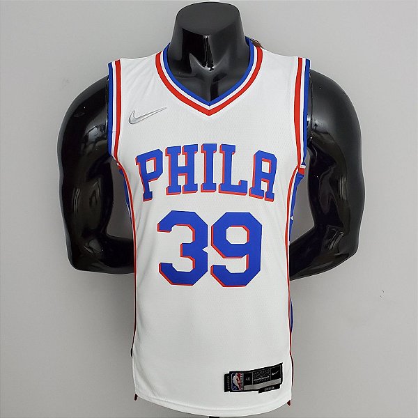 Regata Basquete NBA Philadelphia 76ers 75º aniversário Howard 39 Edição Jogador Silk