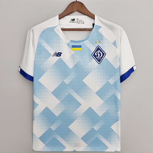 Nova Camisa Dynamo Kyiv Branca Torcedor Masculina 2022 / 2023