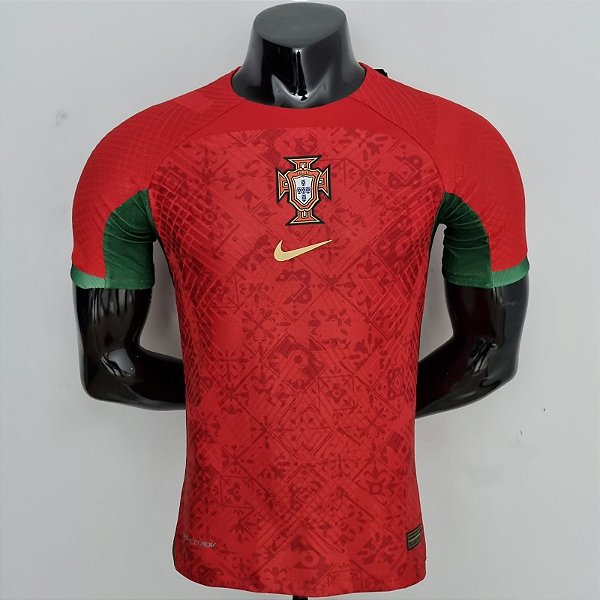 Nova Camisa Edição Jogador Portugal Edição Especial Red 2022