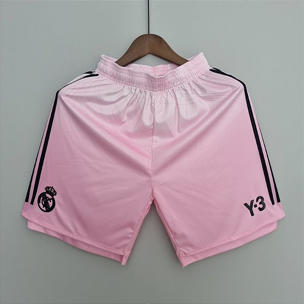 Novo Short Real Madrid Pink Masculino 2022 / 2023
