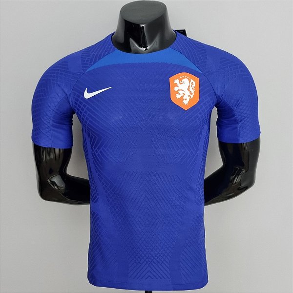 Nova Camisa Edição Jogador Holanda Treino Azul 2022 / 2023