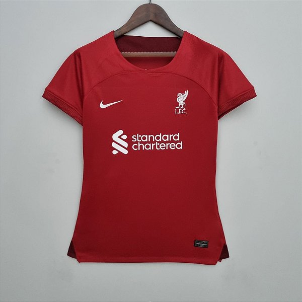 Nova Camisa Feminina Liverpool 1  2022 / 2023