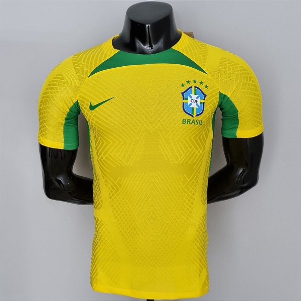 Camisa do brasil preta de treino 2022