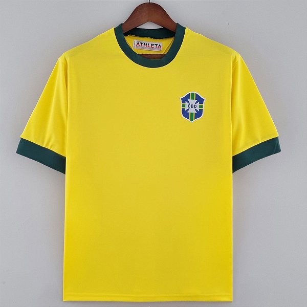 Camisa Brasil 1 Retrô 1970