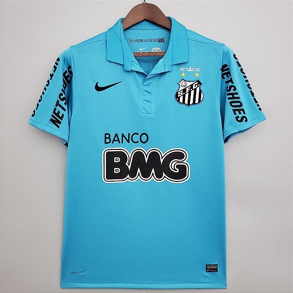 Camisa Santos 3 Azul Neymar Jr Retrô 2012 / 2013