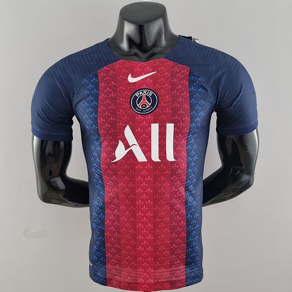 Nova Camisa Edição Jogador PSG Vermelha E Azul 2022 / 2023