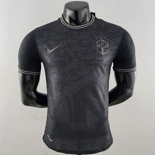 Nova Camisa Brasil Preta Torcedor Masculina 2022 - 021 Sport, Maior  Variedade de Camisas de Futebol