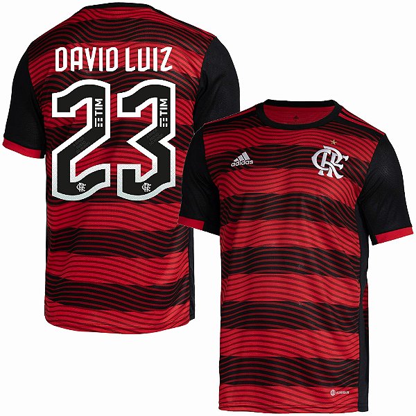 Nova Camisa Flamengo 1 David Luiz 23 Torcedor 2022 / 2023 - 021 Sport Store