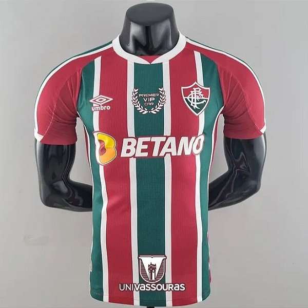 Nova Camisa Edição Jogador Fluminense 1 Com Todos Patrocínios 2022 / 2023