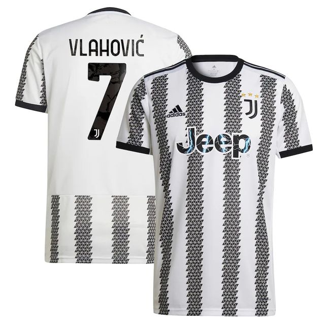Nova Camisa Juventus 1 Vlahović 7 Torcedor 2022 / 2023