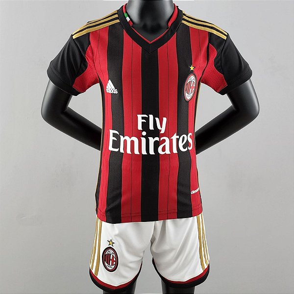 Kit Infantil Milan 1 Retro Camisa e Short  2013 / 2014