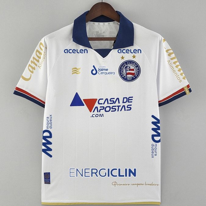 Nova Camisa Bahia 1 com todos Patrocínios Torcedor Masculina 2022 / 2023