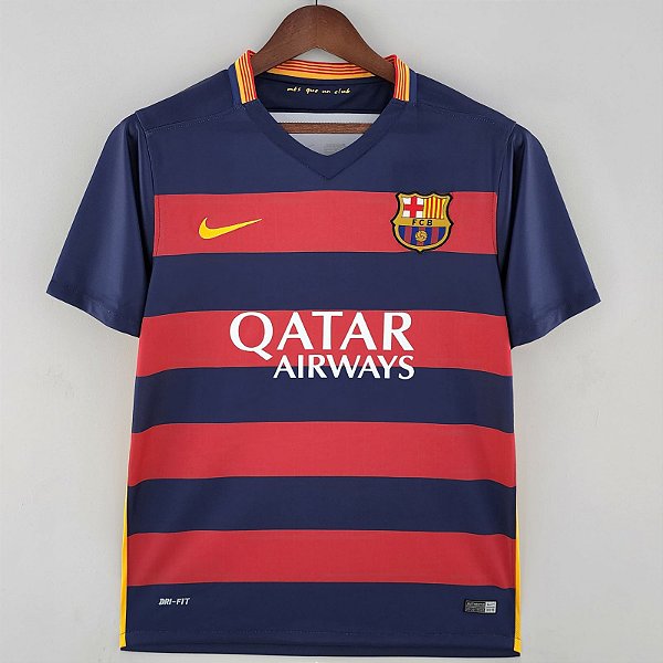 Camisa Barcelona 1 Retrô 2015 / 2016