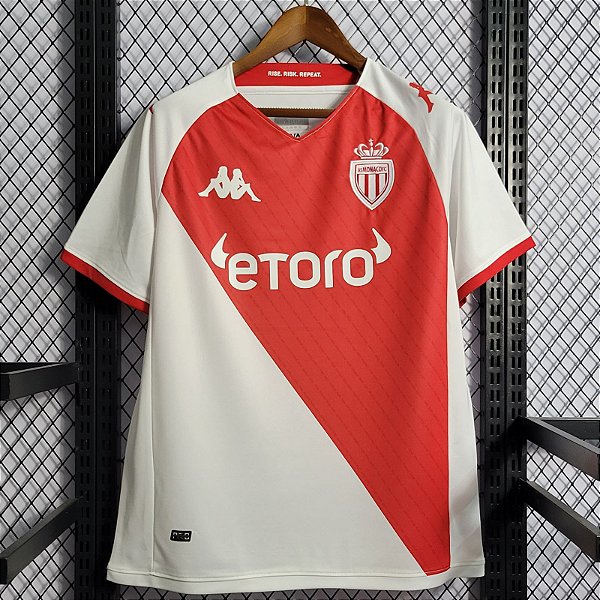 Nova Camisa Monaco 1 Torcedor Masculina 2022 / 2023