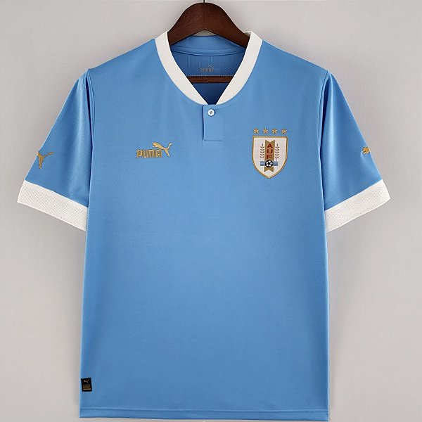 Nova Camisa Uruguai 1 Torcedor Masculina 2022
