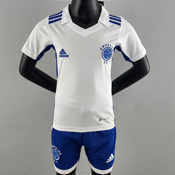 Novo Kit Infantil Cruzeiro 2 Camisa e Short  2022 / 2023