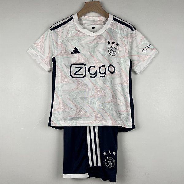 Kit Infantil Ajax 2 Camisa e Short  2023 / 2024