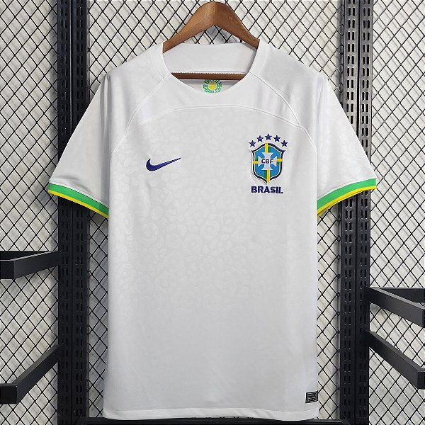 Camiseta Brasil Copa Catar 2022 Team Six Branca
