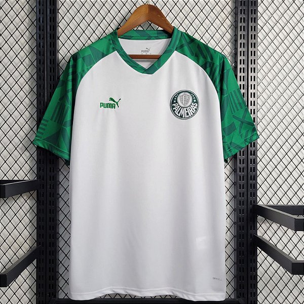 Nova Camisa Palmeiras Treino Verde E Branca Torcedor Masculina 2023 / 2024