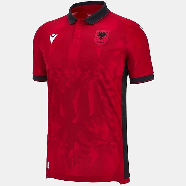 Nova Camisa Albânia 1 Torcedor Masculina 2023 / 2024 021 Sport