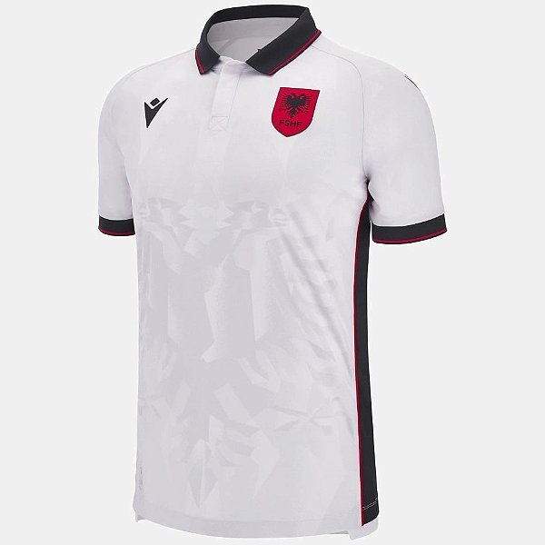 Nova Camisa Albânia 2 Torcedor Masculina 2023 / 2024