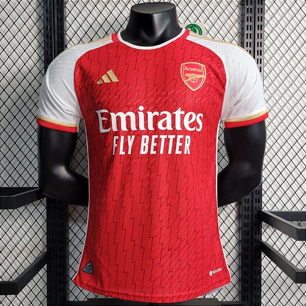 Nova Camisa Edição Jogador Arsenal 1 Vermelha 2023 / 2024