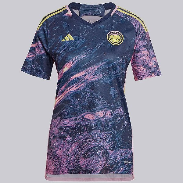 Nova Camisa Feminina Colombia 2 2023
