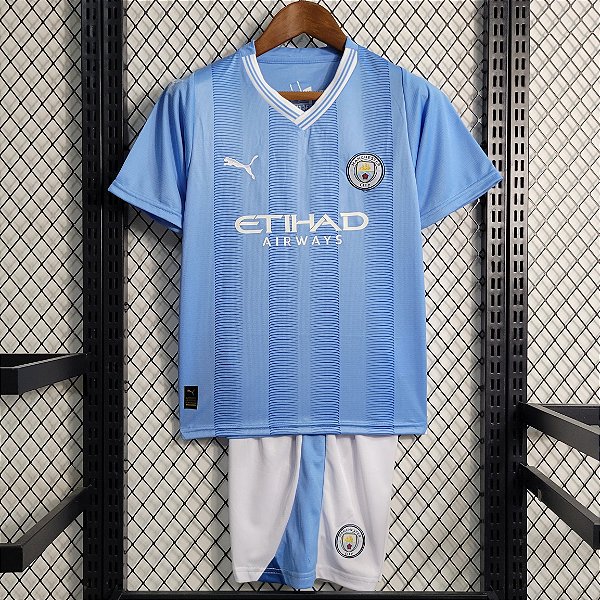 Arte Camisa Manchester City 2023.2024 Pré-jogo Home