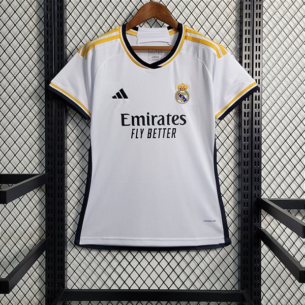Nova Camisa Feminina Real Madrid 1 Branca 2023 / 2024