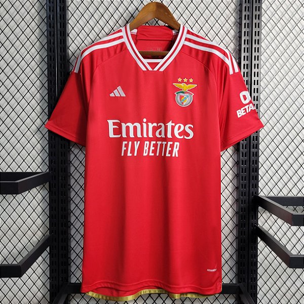 Nova Camisa Benfica 1 Torcedor Masculina 2023 / 2024 - 021 Sport | Maior  Variedade de Camisas de Futebol | 12% Off no Pix e Frete Grátis