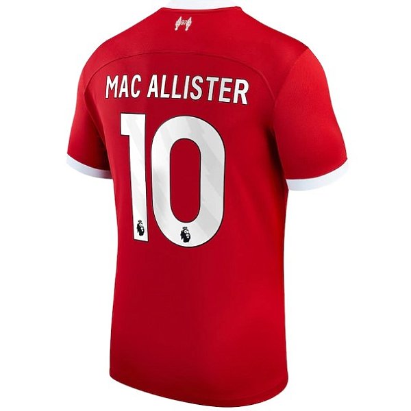 Camisa Liverpool 1 Mac Allister 10 Torcedor 2023 / 2024