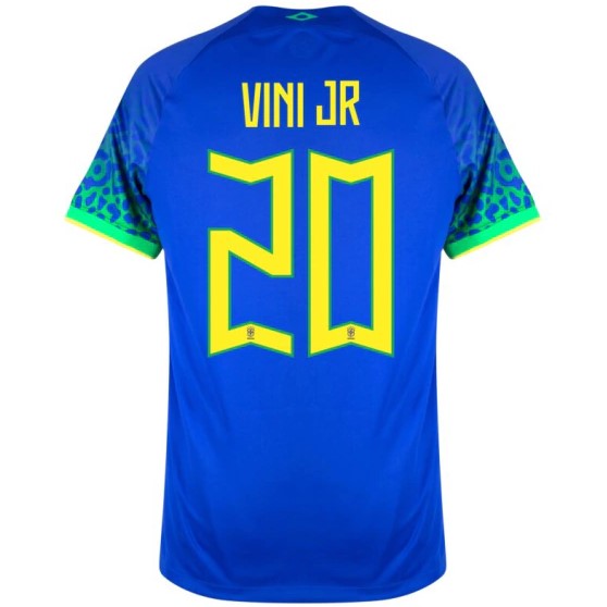 Nova Camisa Brasil 2 Vini Jr 20 Torcedor 2022 / 2023