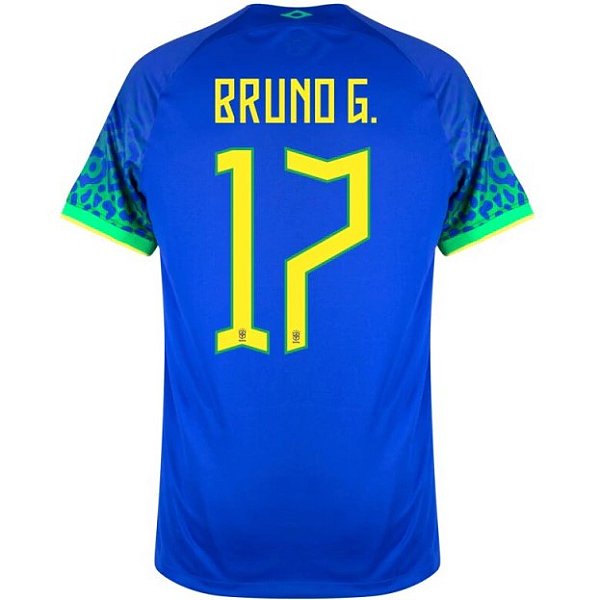 Nova Camisa Brasil 2 Bruno G. 17 Torcedor 2022 / 2023