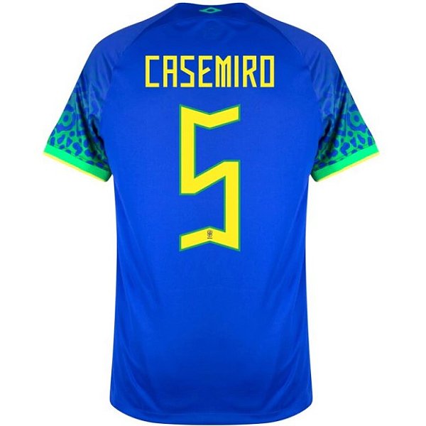 Nova Camisa Brasil 2 Casemiro 5 Torcedor 2022 / 2023