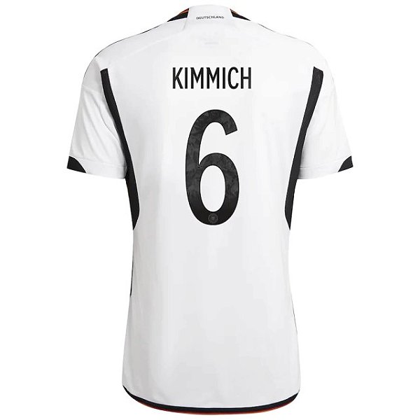 Nova Camisa Alemanha 1 Kimmich 6 Torcedor 2022 / 2023