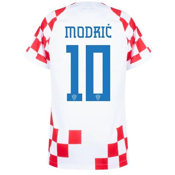 Camisa Croácia 1 Modrić 10 Torcedor 2022 / 2023