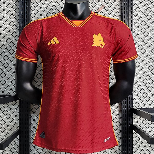 Nova Camisa Edição Jogador Roma 1 Vermelha 2023 / 2024