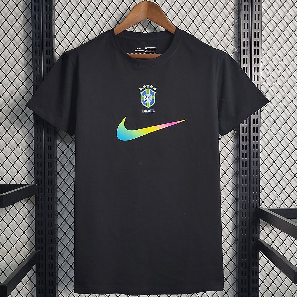 Camisa Casual Brasil Preta