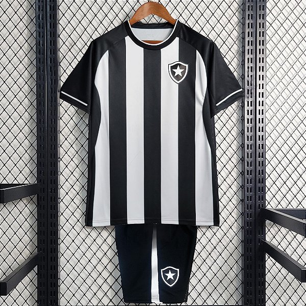 Kit Infantil Botafogo Preto E Branco Camisa e Short - 021 Sport | Maior  Variedade de Camisas de Futebol | 12% Off no Pix e Frete Grátis