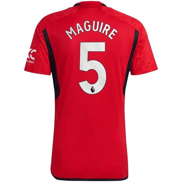 Nova Camisa Manchester United 1 Maguire 5 Torcedor 2023 / 2024