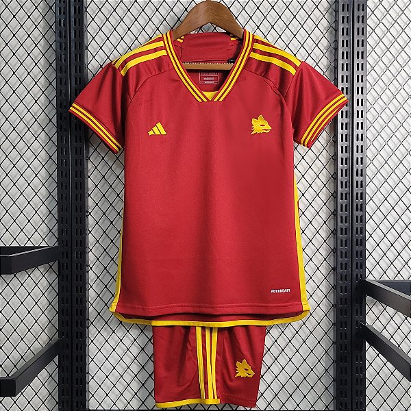 Kit Infantil Roma 1 Camisa e Short  2023 / 2024