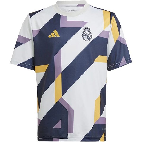Nova Camisa Real Madrid Pré-Jogo Torcedor Masculina 2023 / 2024