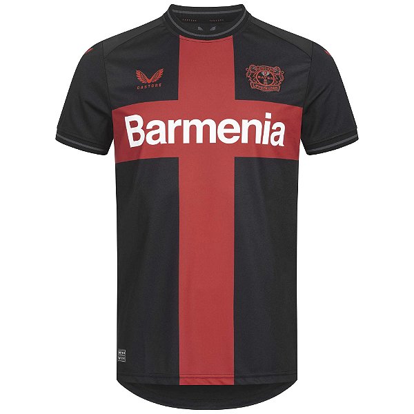 Nova Camisa Bayer Leverkusen 1 Torcedor Masculina 2023 / 2024