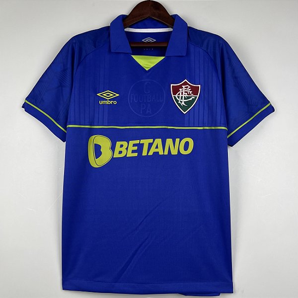 Nova Camisa Fluminense Goleiro Azul Torcedor Masculina 2023 / 2024