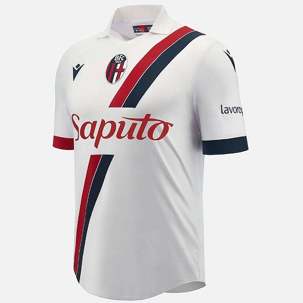 Nova Camisa Bologna 2 Branca Torcedor Masculina 2023 / 2024