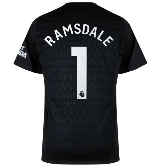 Nova Camisa Arsenal Goleiro Preta Ramsdale 1 Torcedor 2023 / 2024