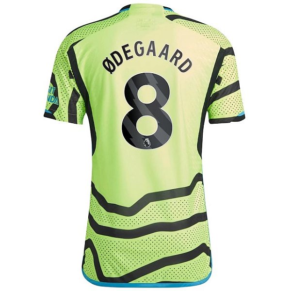 Nova Camisa Arsenal 2 Ødegaard 8 Torcedor 2023 / 2024