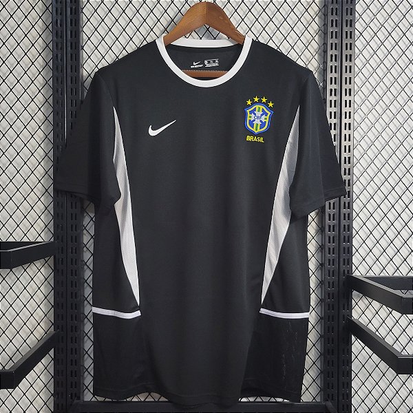 Camisa Brasil Goleiro Retrô 2002