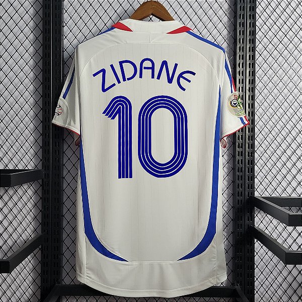 Camisa Retrô França 2 Zidane 10 Torcedor 2006 - 021 Sport | Maior Variedade  de Camisas de Futebol | 12% Off no Pix e Frete Grátis