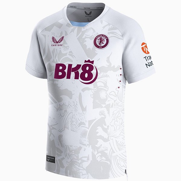 Nova Camisa Aston Villa 2 Torcedor Masculina 2023 / 2024
